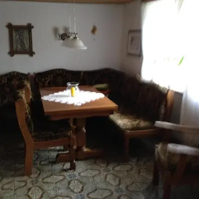 Ein Sitzbereich in der Unterkunft FerienResidenz M.J.S. Blanctanneur