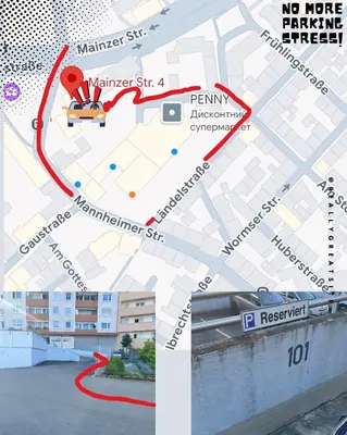 Grundriss der Unterkunft LENASTAY I Apartment mit Parkplatz & High-Speed-WLAN Zentrum Kaiserslautern