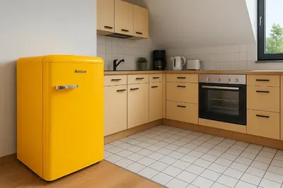 Küche/Küchenzeile in der Unterkunft LENASTAY I Apartment mit Parkplatz & High-Speed-WLAN Zentrum Kaiserslautern