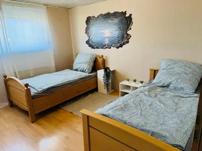 Grundriss der Unterkunft Ferienunterkunft Monteurwohnung Hagenbach