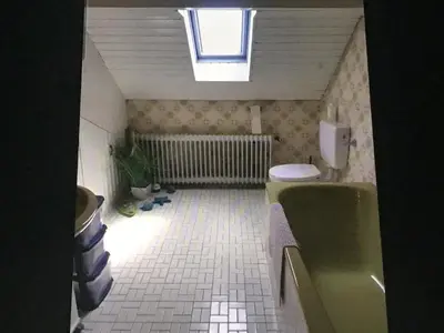 Ein Sitzbereich in der Unterkunft Ferienwohnung Frank