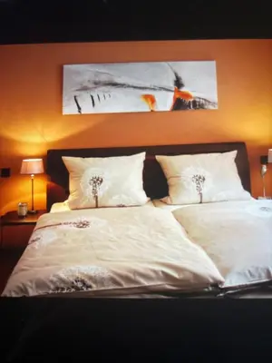 Ein Bett oder Betten in einem Zimmer der Unterkunft Steinkopf
