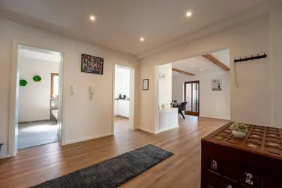 Grundriss der Unterkunft Design-Fachwerk-Suite - Balkon-Parkplatz-Therme
