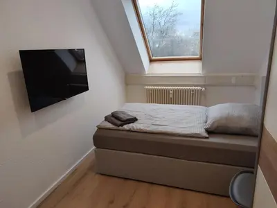 TV/Unterhaltungsangebot in der Unterkunft Apartments Leimen