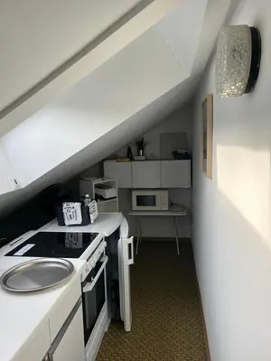 Küche/Küchenzeile in der Unterkunft schönes Studio für Ihren Kurzurlaub in Miltenberg