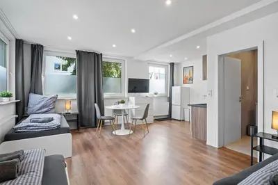 TV/Unterhaltungsangebot in der Unterkunft RO01 Schickes 1-Zimmer Apartment