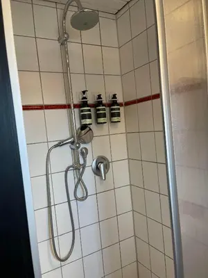 Ein Badezimmer in der Unterkunft Ferienwohnung am Kelterplatz