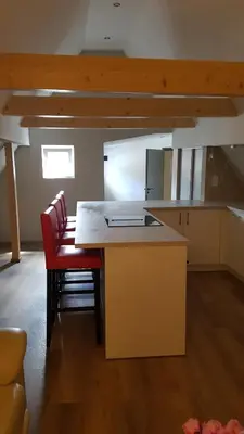 Küche/Küchenzeile in der Unterkunft Neue wunderschöne Ferienwohnung direkt im Herzen von Rockenhausen