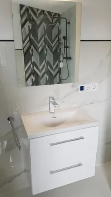 Ein Badezimmer in der Unterkunft Neue wunderschöne Ferienwohnung direkt im Herzen von Rockenhausen