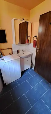 Ein Badezimmer in der Unterkunft Ferienwohnung Piccolino