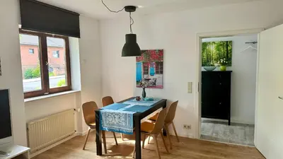 Küche/Küchenzeile in der Unterkunft Ferienwohnung Weltachs