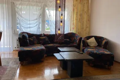 Ein Sitzbereich in der Unterkunft Großzügige Wohnung zum Wohlfühlen mit 116qm