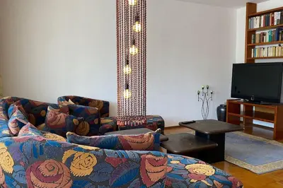 TV/Unterhaltungsangebot in der Unterkunft Großzügige Wohnung zum Wohlfühlen mit 116qm