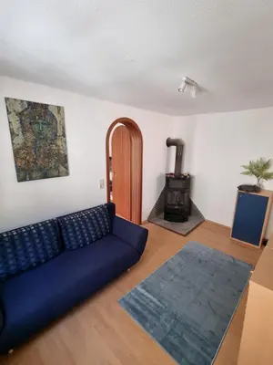 Ein Sitzbereich in der Unterkunft Ferienwohnung Heppenheim an der Bergstraße WHG 5