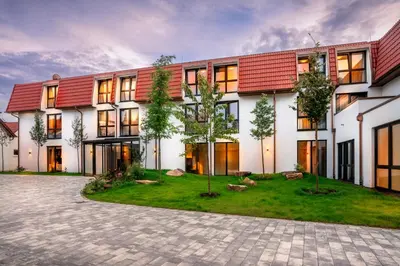 Das Gebäude in dem sich das Hotel befindet