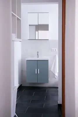 Grundriss der Unterkunft Moderne Loft-Wohnung im Herzen von Karlsruhe 68m2 1 OG