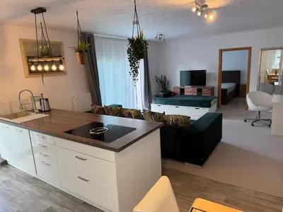 TV/Unterhaltungsangebot in der Unterkunft Pfalzgrün - Wohnen mit Stil