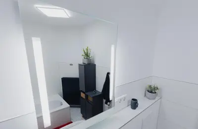 TV/Unterhaltungsangebot in der Unterkunft Modernes Balkon Apart