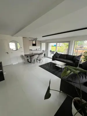 Ein Sitzbereich in der Unterkunft 2 Moderne Wohnung nahe Museum