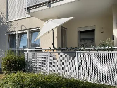 Das Gebäude in dem sich die Ferienwohnung befindet