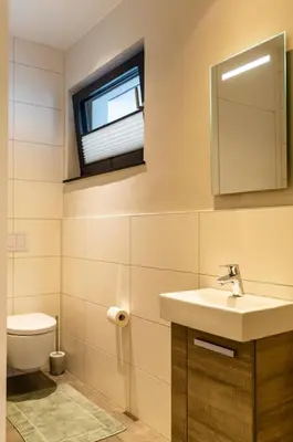Ein Badezimmer in der Unterkunft vineLodge L