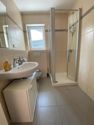 Ein Badezimmer in der Unterkunft Ferienwohnung an den Weinbergen