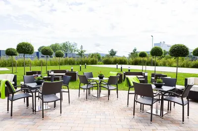 Ein Garten an der Unterkunft Tobbaccon Hotel