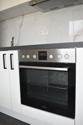 Küche/Küchenzeile in der Unterkunft Stebbacher Ferienwohnung