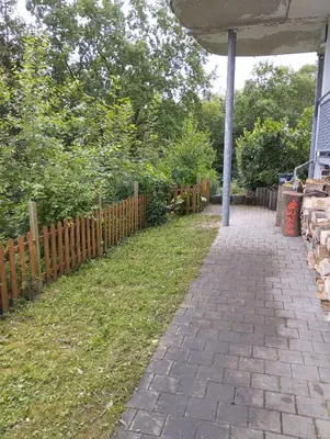 Ein Garten an der Unterkunft Das Tor zum Odenwald