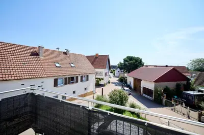 Das Gebäude in dem sich das Privatzimmer befindet