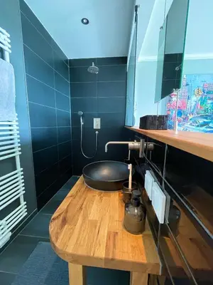 Ein Badezimmer in der Unterkunft Huus Bellevue