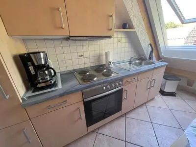 Küche/Küchenzeile in der Unterkunft Glattbacher Hof Ferienwohnung 9