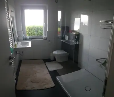 Ein Badezimmer in der Unterkunft Wohnung in den Weinbergen
