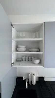 Küche/Küchenzeile in der Unterkunft Design Apartment Hindenburg in Neustadt an der Weinstrasse