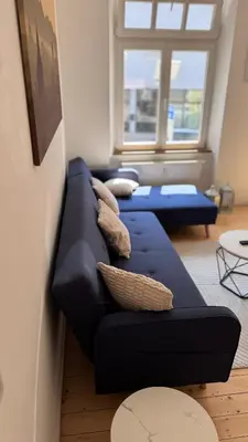 Ein Sitzbereich in der Unterkunft Design Apartment Hindenburg in Neustadt an der Weinstrasse