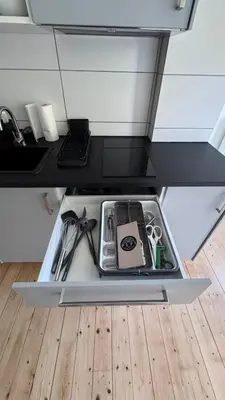 Küche/Küchenzeile in der Unterkunft Design Apartment Hindenburg in Neustadt an der Weinstrasse