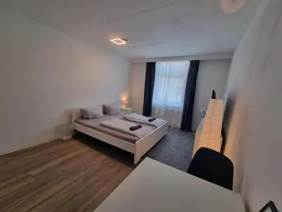 Ein Bett oder Betten in einem Zimmer der Unterkunft Süße Marie 9