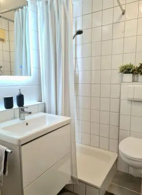 Ein Badezimmer in der Unterkunft NEU 