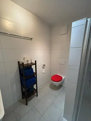 Ein Badezimmer in der Unterkunft Ferienwohnung Gergert Nr 5