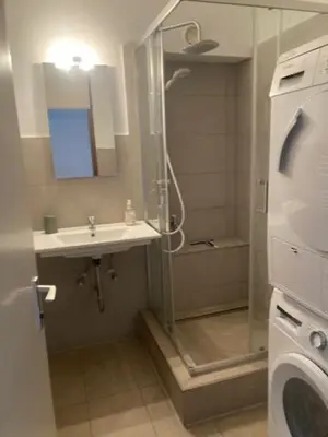 Ein Badezimmer in der Unterkunft RK living room
