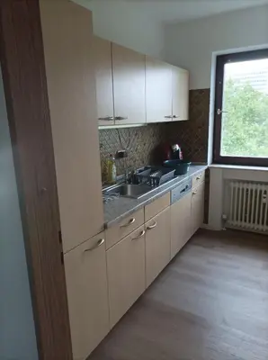Küche/Küchenzeile in der Unterkunft RK living room