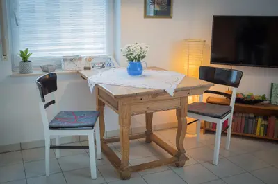 TV/Unterhaltungsangebot in der Unterkunft Romantische Ferienwohnung