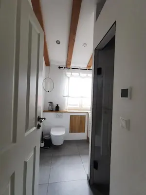 Ein Badezimmer in der Unterkunft Schwarzwaldpanorama Doppelzimmer-WC