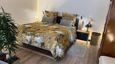 Ein Bett oder Betten in einem Zimmer der Unterkunft Budahome im Schwarzwald