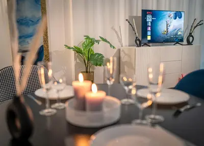 TV/Unterhaltungsangebot in der Unterkunft Noble Studio - 1 Min to HBF
