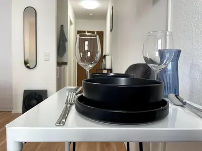 Grundriss der Unterkunft Zentrales City-Studio in Mannheimer Innenstadt