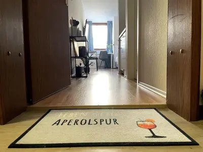 Ein Zertifikat, Auszeichnung, Logo oder anderes Dokument, das in der Unterkunft Zentrales City-Studio in Mannheimer Innenstadt ausgestellt ist