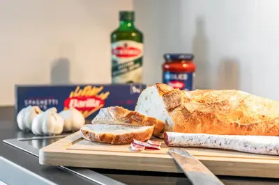 Essen in der Ferienwohnung oder in der Nähe
