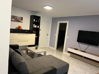TV/Unterhaltungsangebot in der Unterkunft Casa Rosa Ferienwohnung in Altrip