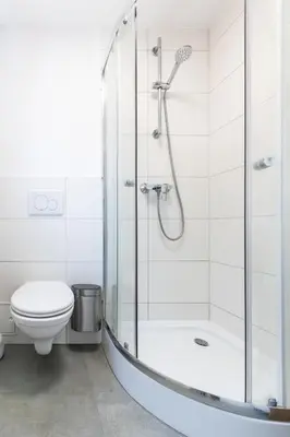 Grundriss der Unterkunft Arbeitnehmerunterkunft I 3 Betten I Balkon I eigene Küche & Bad